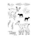 Pink Ink Designs 6"x 8" Clear Stamp Set - Fawn*