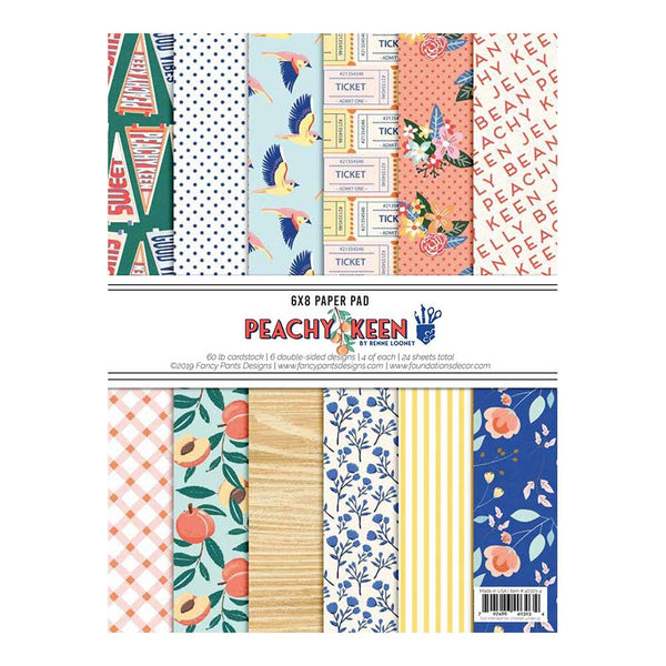 Fancy Pants Designs Paper Pad 6"x 8" Peachy Keen*