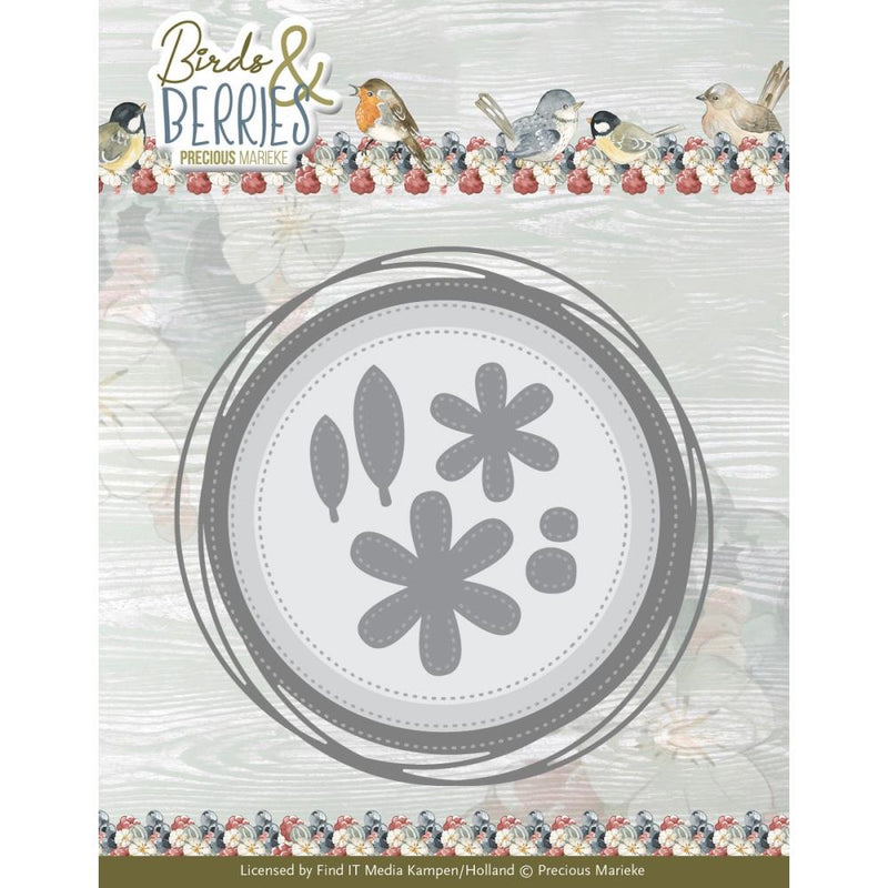 Find It Trading Precious Marieke Die Berry Circle, Birds & Berries*