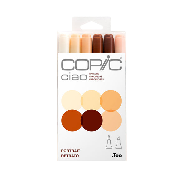 Copic Ciao Markers 6 Pack - Portrait