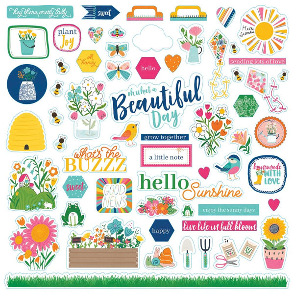 PhotoPlay Oh What A Beautiful Day Stickers 12"X12" - Elements