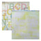 Pink Paislee Colour Wash 12x12 D/Sided Cardstock - Single Sheet - Colour Wheel*