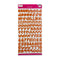 Pink Paislee - Holly Doodle Alpha Stickers - Orange Crush