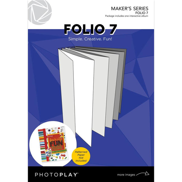 PhotoPlay Folio 5.25X7.25" White