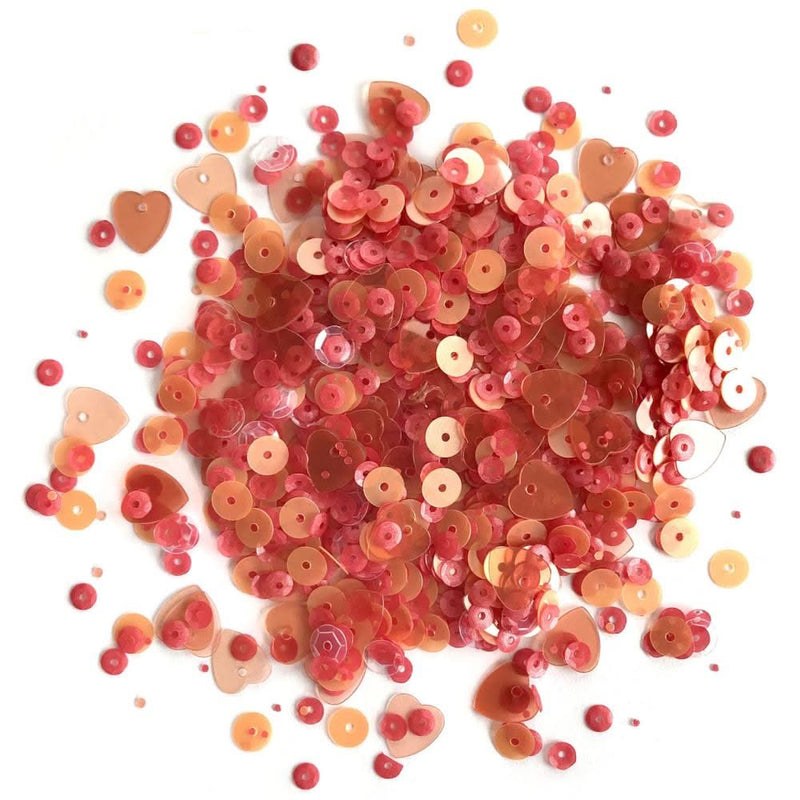 28 Lilac Lane Premium Sequins 20g - Grapefruit Punch*