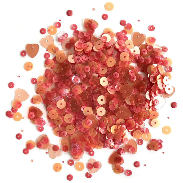 28 Lilac Lane Premium Sequins 20g - Grapefruit Punch*