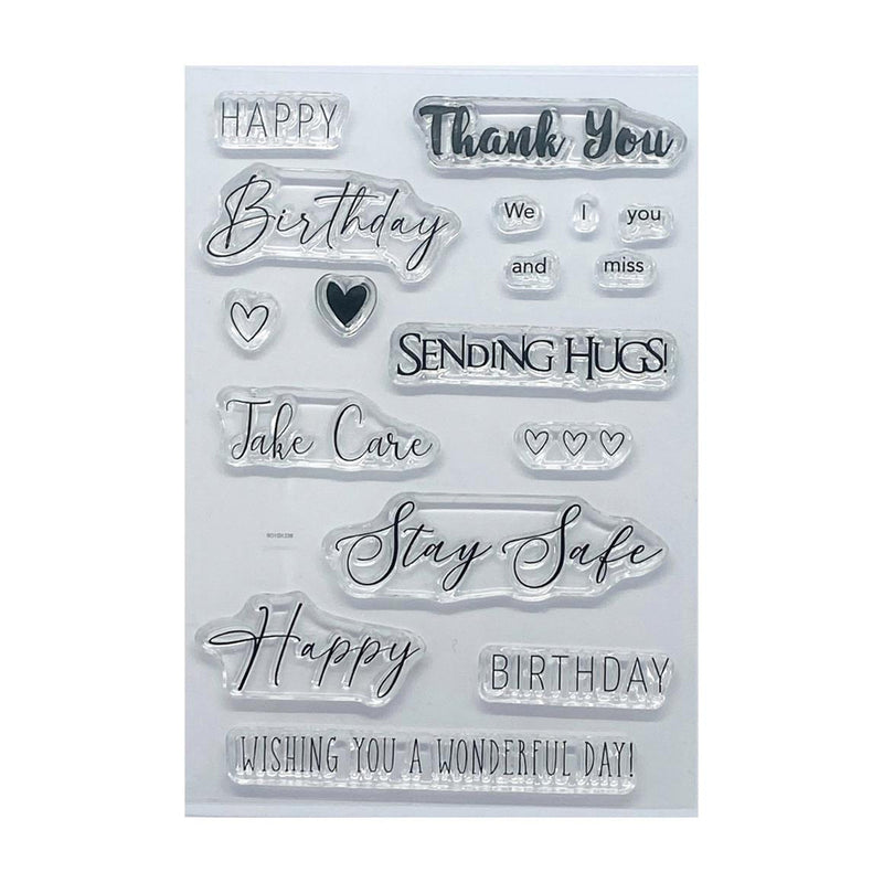 Pure & Simple Clear Stamps - Sending Hugs & More*