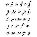 Ciao Bella Stamping Art Clear Stamps 4"X6" - Muse Lowercase Alphabet