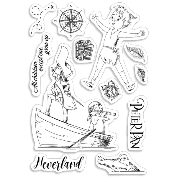 Ciao Bella Stamping Art Clear Stamps 4"X6" - Peter Pan*