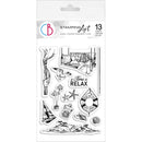 Ciao Bella Stamping Art Clear Stamps 4"X6" - It's Time To Relax*