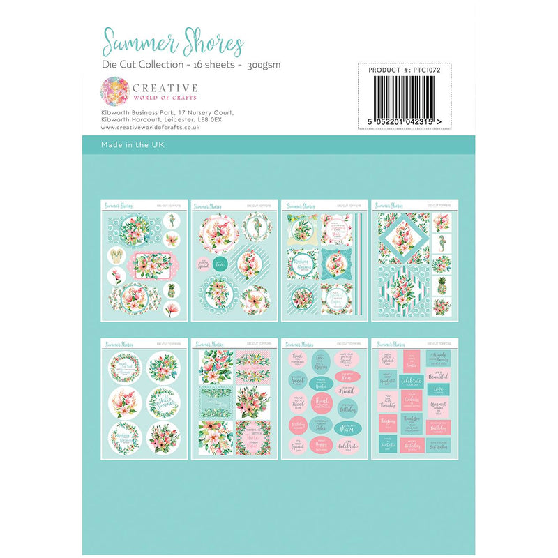 The Paper Tree - Summer Shores A4 Die Cut Sheets*