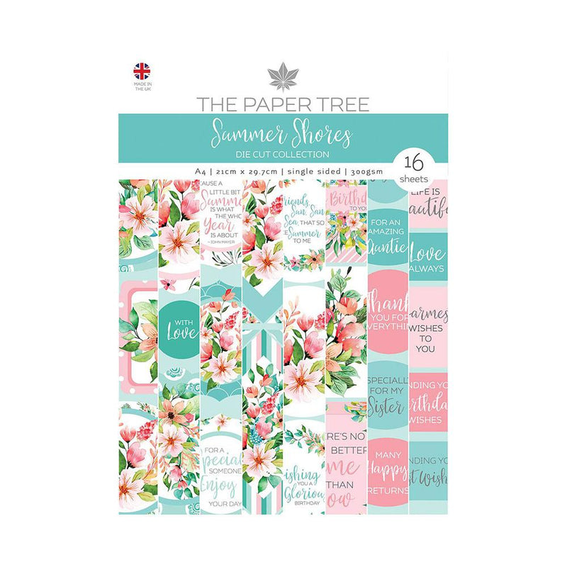 The Paper Tree - Summer Shores A4 Die Cut Sheets*
