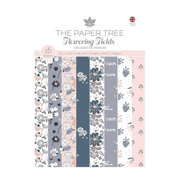 The Paper Tree - Flowering Fields A4 Backing Papers*