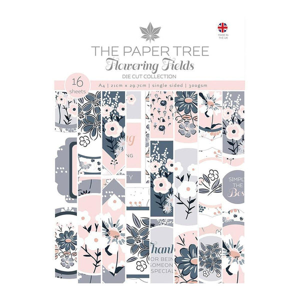 The Paper Tree - Flowering Fields A4 Die Cut sheets*