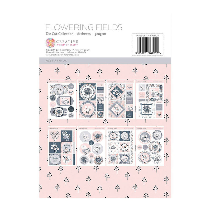 The Paper Tree - Flowering Fields A4 Die Cut sheets*