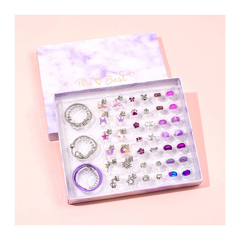 Poppy Crafts Bead Bracelet Making Kit - Purple*