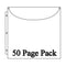 Totally-Tiffany ScrapRack Basic Storage Pages 50 pack - Super Sized Single*