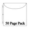 Totally-Tiffany ScrapRack Basic Storage Pages 50 pack - Super Sized Single
