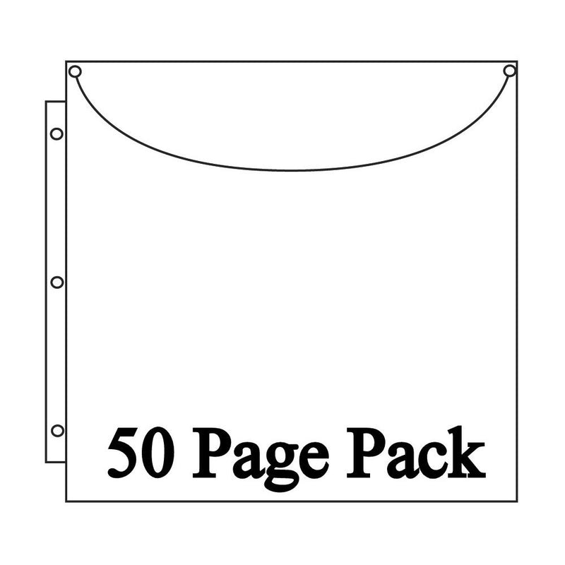 Totally-Tiffany ScrapRack Basic Storage Pages 50 pack - Super Sized Single