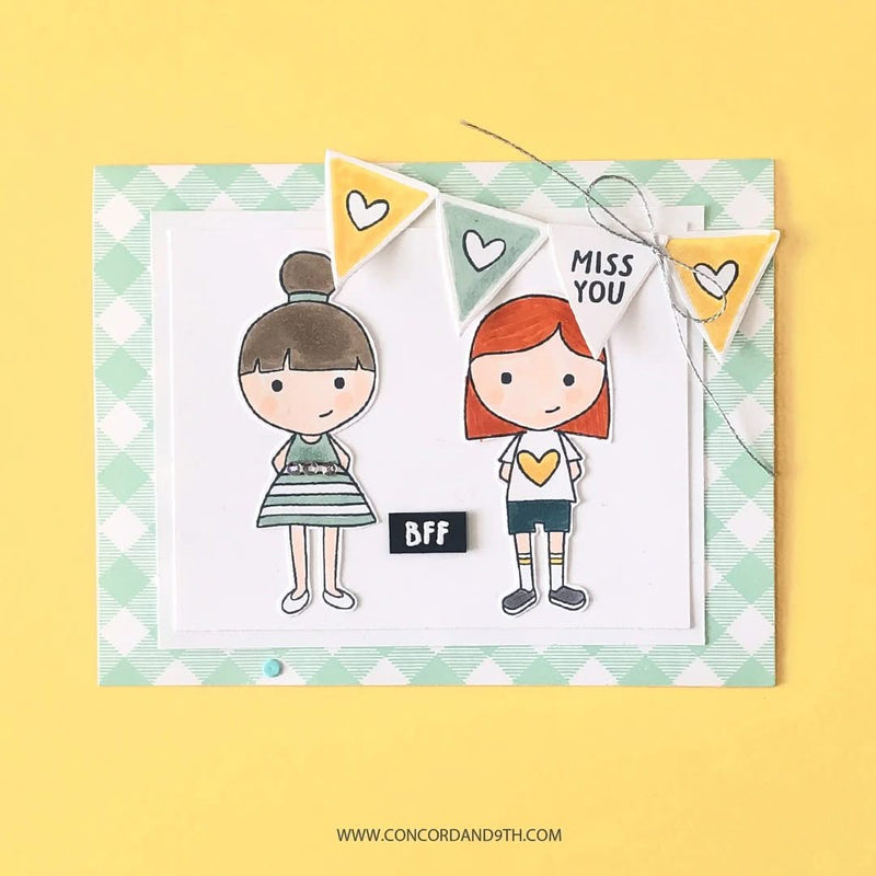 Concord & 9th Clear Stamps 6"x 6" - Petite Pals*
