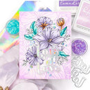 Pinkfresh Studio Clear Stamp Set 4"X6" - It's A New Day Floral*