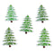 Eyelet Outlet Shape Brads 12 pack - Snow Tree