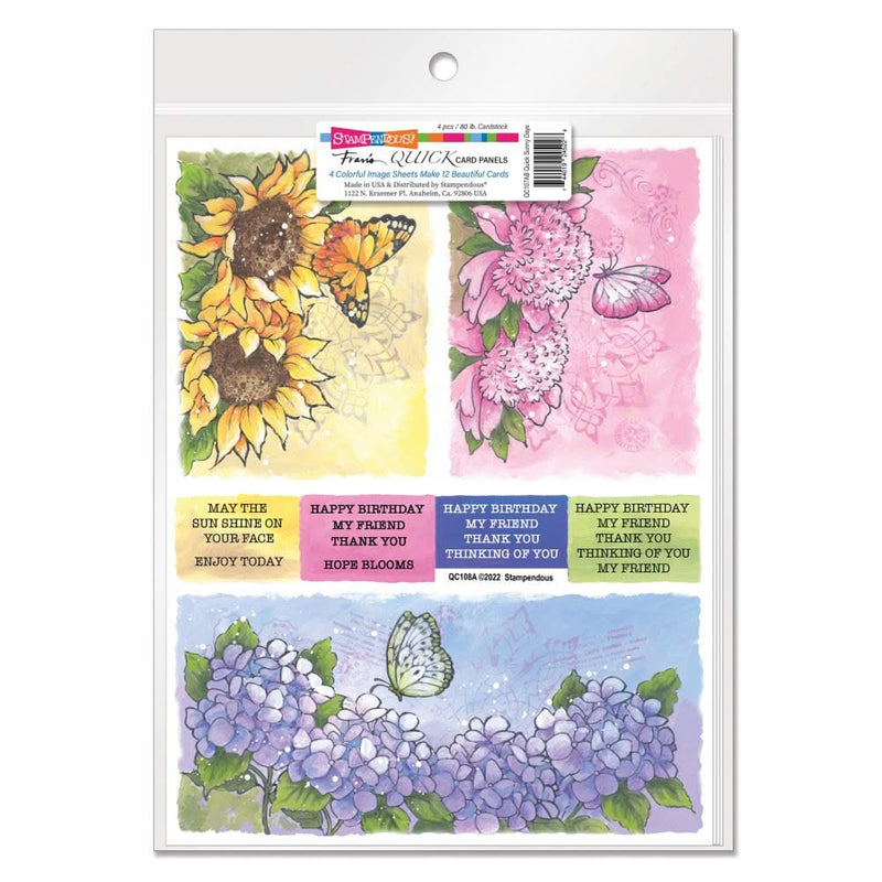 Stampendous Quick Card Panels - Wings Of Flight*