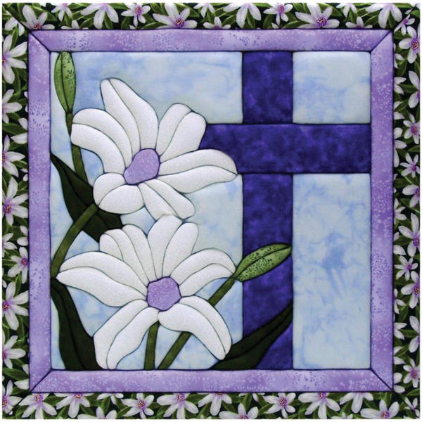 Quilt-Magic No Sew Wall Hanging Kit - Cross