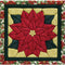 Quilt-Magic No Sew Wall Hanging Kit - Poinsettia