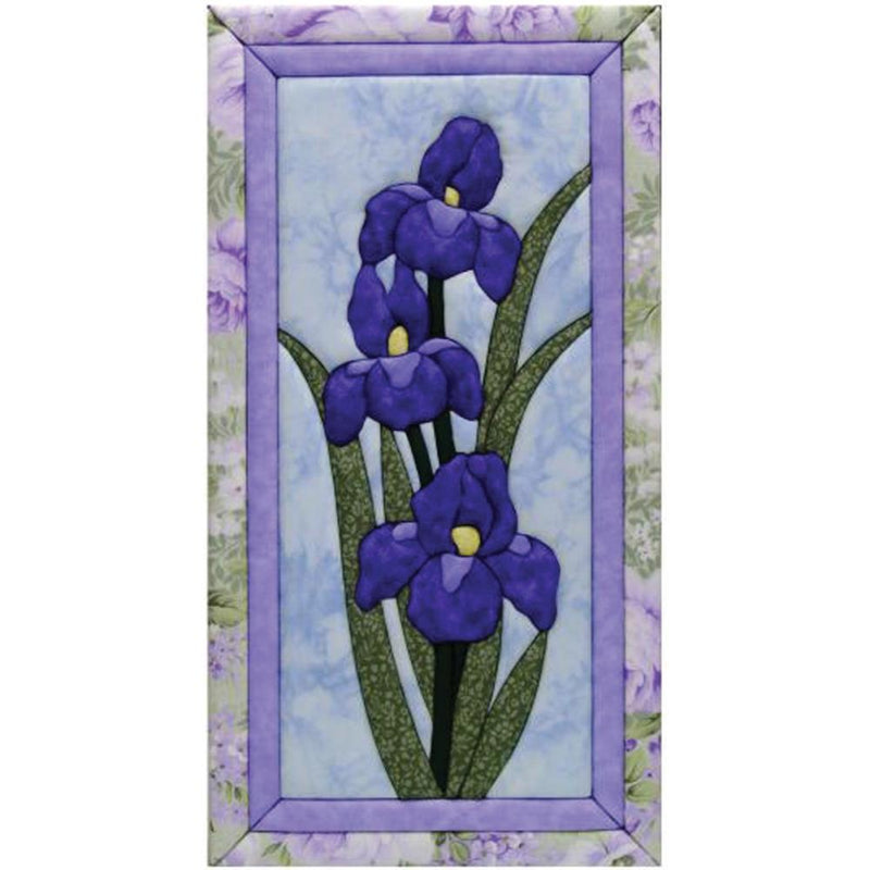 Quilt-Magic No Sew Wall Hanging Kit - Iris