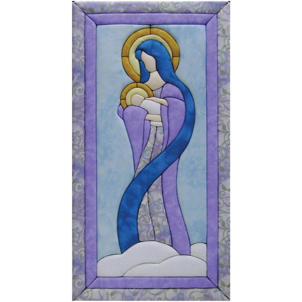 Quilt-Magic No Sew Wall Hanging Kit - Mary & Baby Jesus