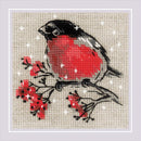 RIOLIS Counted Cross Stitch Kit 4"X4" Winter Guest*