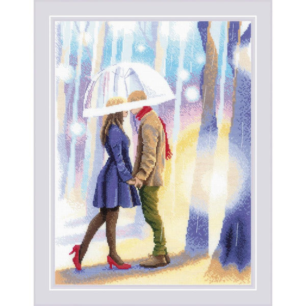 RIOLIS Counted Cross Stitch Kit 11.75"X15.75" Love Story. Empathy