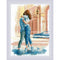 RIOLIS Counted Cross Stitch Kit 11.75"X4" Holiday Train
