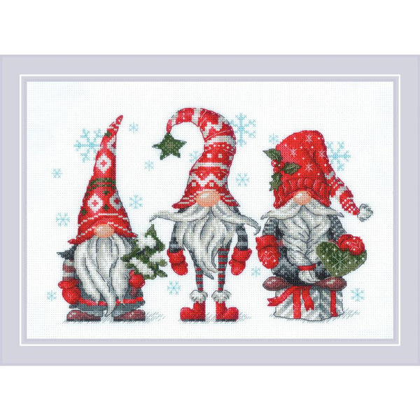 RIOLIS Counted Cross Stitch Kit 11.75"X8.25" Gnomes