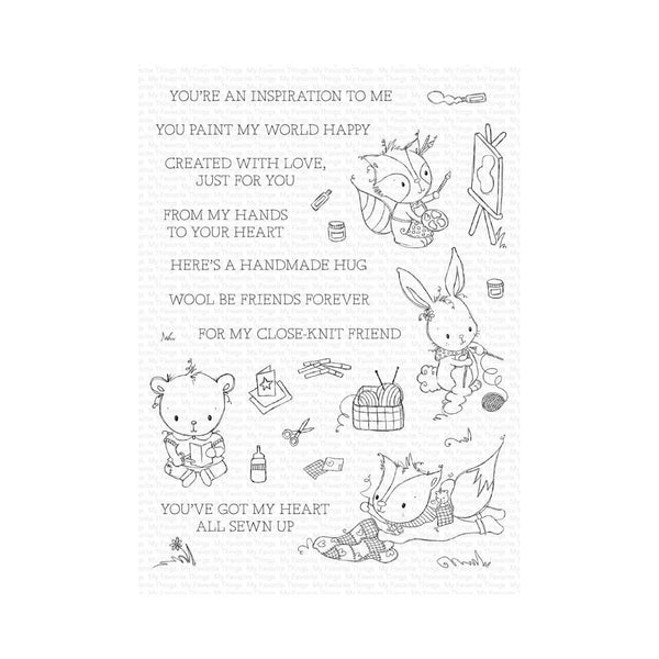 My Favorite Things Clear Stamp Set - Crafty Companions*
