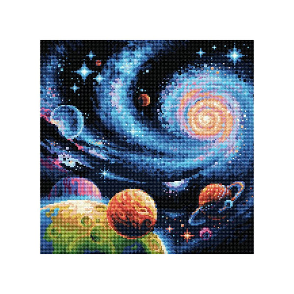 RIOLIS Diamond Mosaic Embroidery Kit 15.75"X15.75" - Other Worlds*