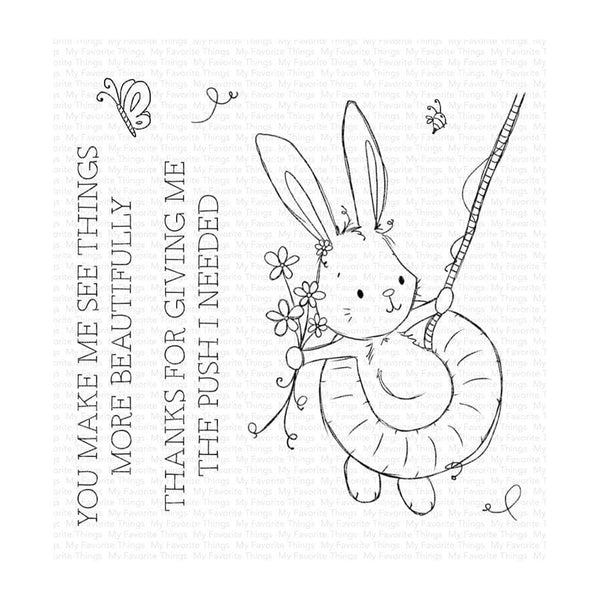 My Favorite Things Clear Stamps 4"x 4" - Beautiful Bunny*