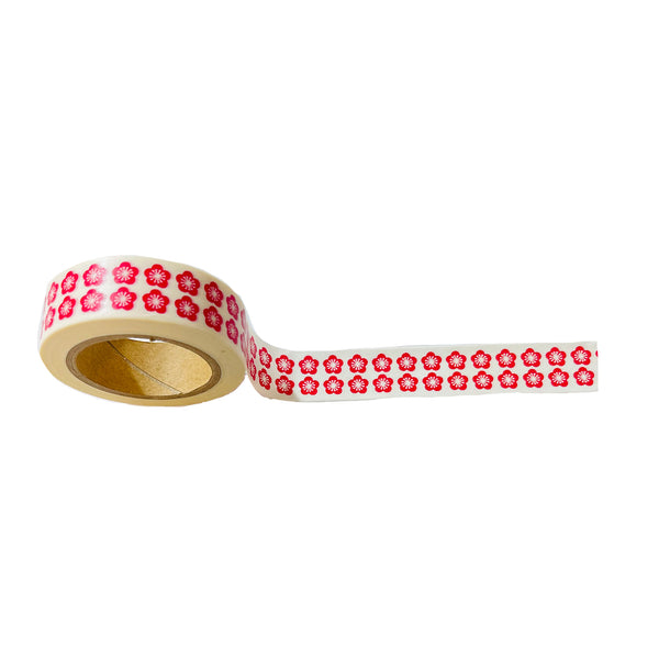 Poppy Crafts - Washi Tape - Red Flower Pairs