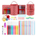 Universal Crafts Yarn & Crochet Kit - Red Gingham