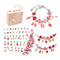 Poppy Crafts Charm Bracelet Making Kit - Red