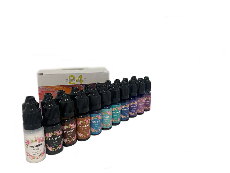 Poppy Crafts Pigment Ink for Resin - 24 Pack