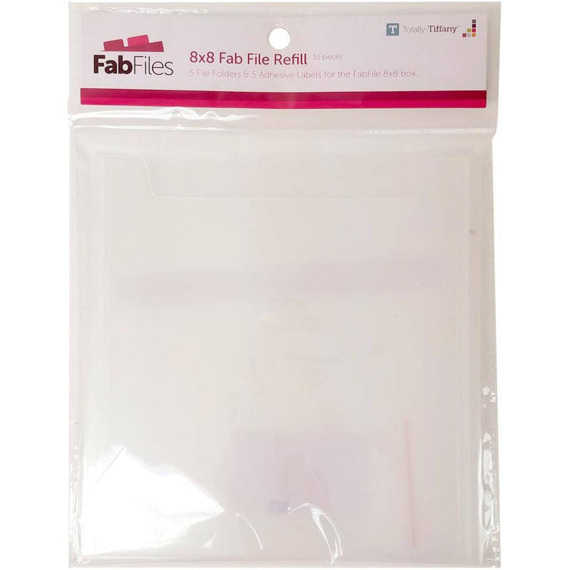 Totally-Tiffany Fab File Pockets 5 pack  8in x 8in