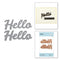 Spellbinders Shapeabilities Die D-Lites Bold Type Etched Die - Hello*