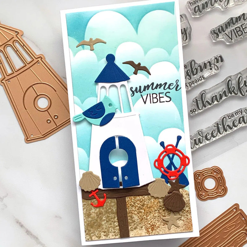 Spellbinders Etched Dies By Vicky Papaioannou - Build A Summer Birdhouse*