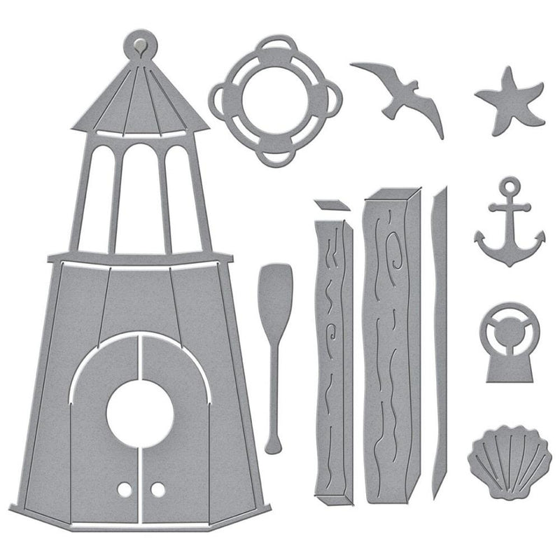 Spellbinders Etched Dies By Vicky Papaioannou - Build A Summer Birdhouse*