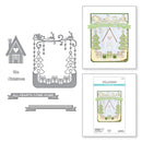 Spellbinders Etched Dies By Becca Feeken A2 All Hearts - Christmas Flourish*