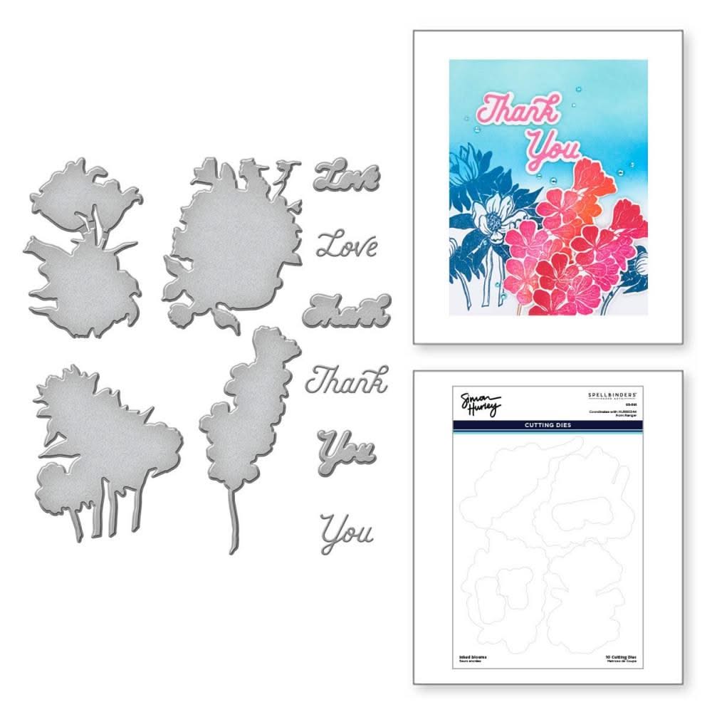 Spellbinders Etched Dies By Simon Hurley Inked Blooms* – CraftOnline