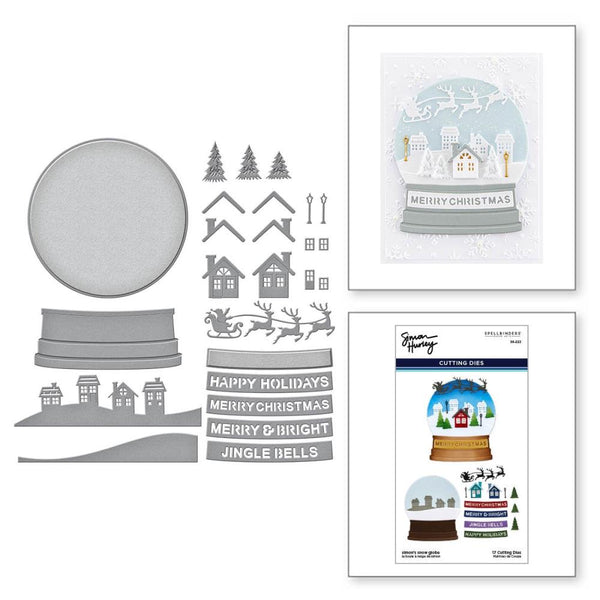 Spellbinders Etched Dies By Simon Hurley Simon's Snow Globe