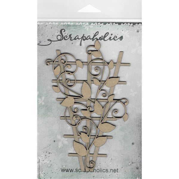 Scrapaholics Laser Cut Chipboard 2mm Thick - Layered Trellis, 2 pack , 6" To 4"*